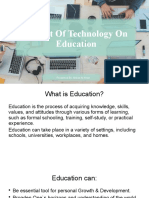 Impact of Technology To Education