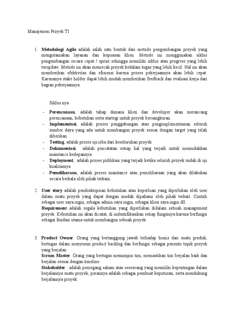 Metode Assignment dalam Manajemen Proyek | PDF | Bisnis | Teknologi ...