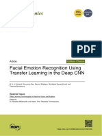 Facial Emotion Recognition Using Transfer Learning in The Deep CNN