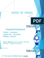 Music of Israel