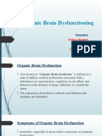 Organic Brain Disorder