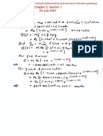 حل المسائل کتاب ارتعاشات ساختاری و مکانیکی جری گینزبرگ