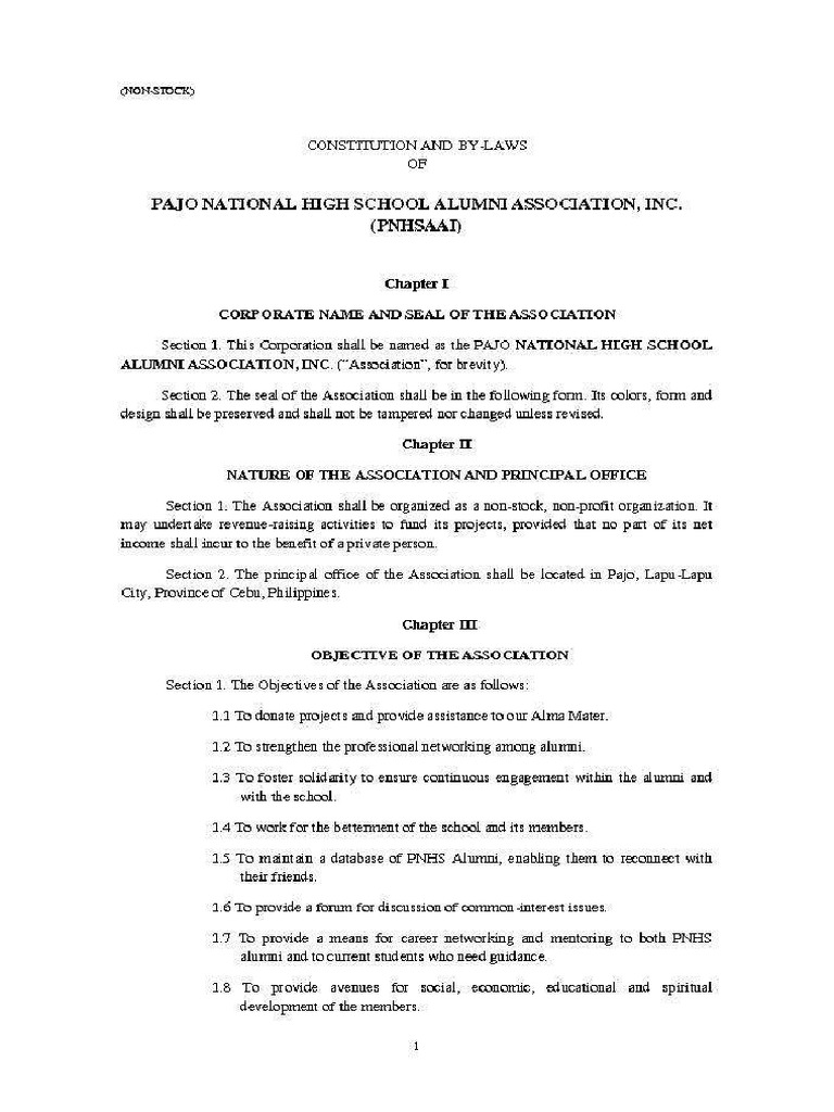 alumni by laws_0001 PDF