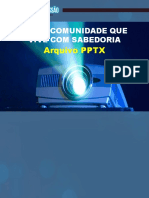 07 - UMA COMUNIDADE QUE VIVE COM SABEDORIA (Projetor)