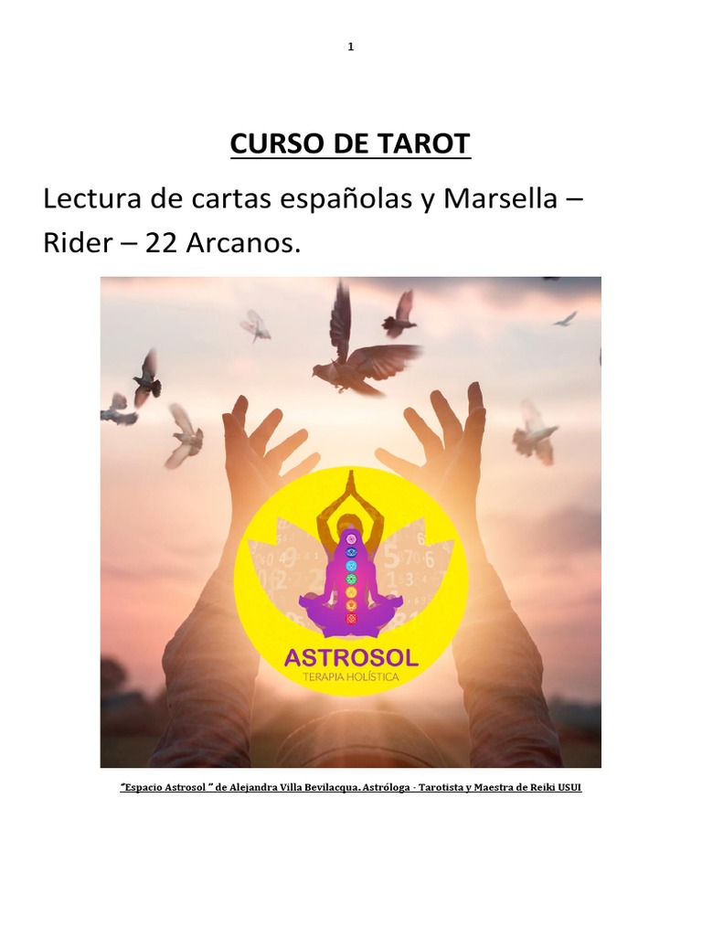 curso manual de tarot (español spanish), Tarot, Jugando a las cartas