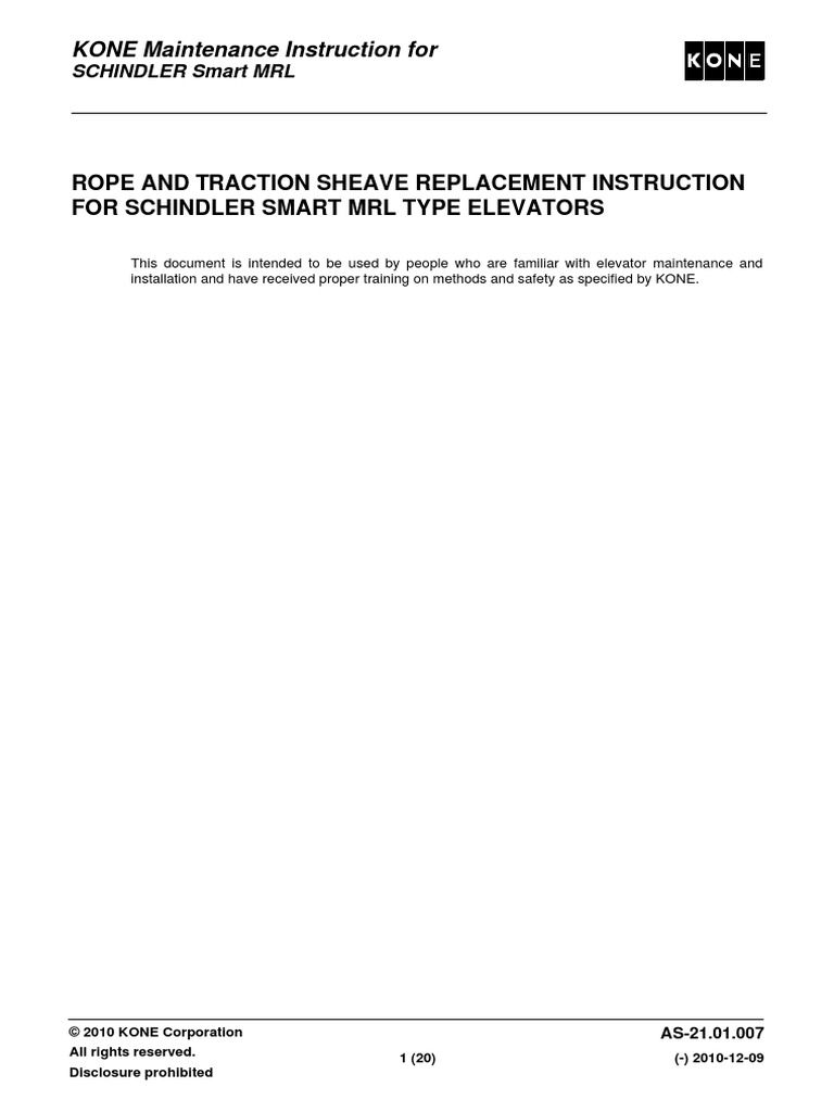 As-21.01.007 - Main - En.-.1 - Kone Rope and Traction Sheave ...