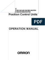 Position Control Units: Sysmac