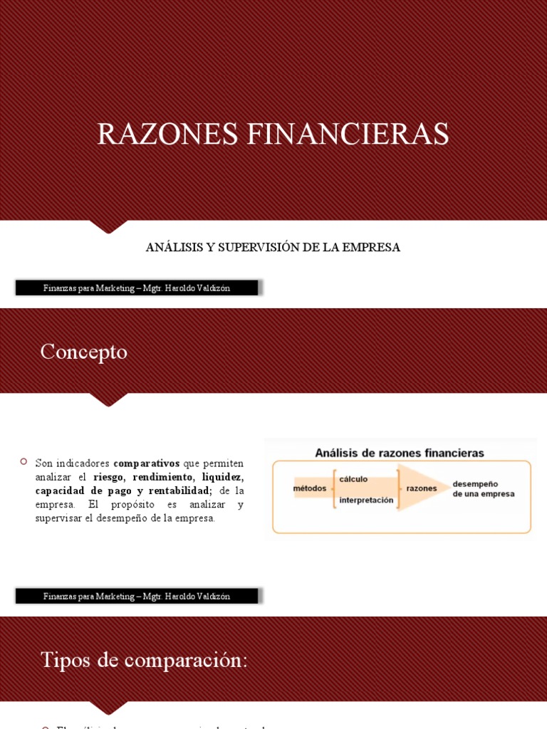 Análisis de Razones Financieras Empresariales | PDF | Estado de ...