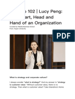 Road To 102 - Lucy Peng - The Heart, Head and Hand of An Organization