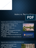 Active Vs Passive Voice