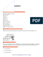 Les Equations Exercices de Maths en 3eme Corriges en PDF