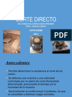 Corte Directo: ASTM D3080 2011
