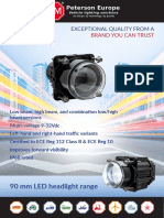 90mm Headlight Range Flyer & Data Sheet 1 - InD
