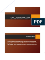 Evaluasi Penawaran