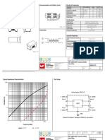Dimensions: (MM) Recommended Land Pattern: (MM) Electrical Properties