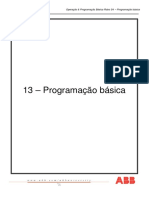 Cap.13 - Operação & Programação Básica Robô S4 - Programação Básica