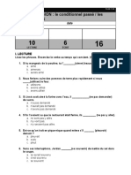 Conditionnel Passé Quiz