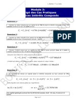 Module 3 - Corrigé Des Cas Pratiques Exercices Intérêts Composés