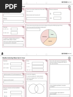 1 - Maths Activity Mats Set 2 - Lowest Ability