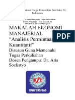 Makalah Ekonomi Manajerial