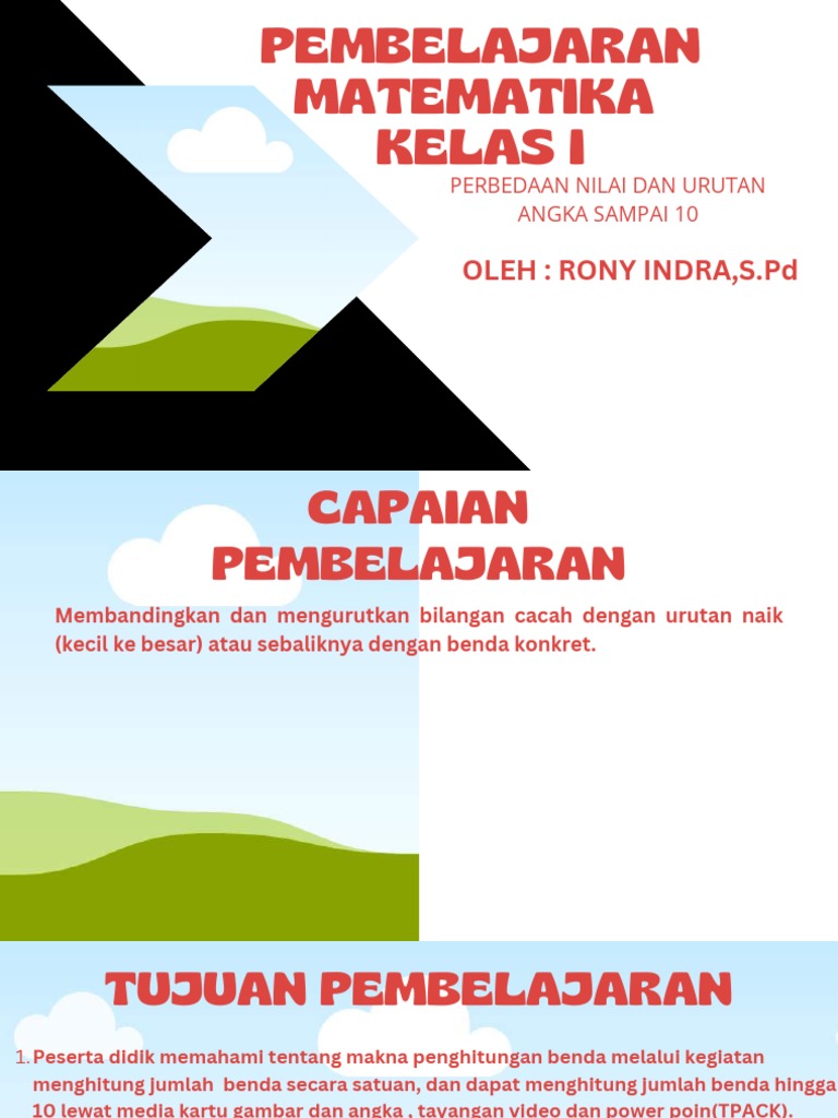 Media Pembelajaran Matematika Kelas 1 Compressed Pdf