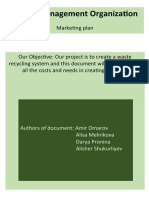 Waste Management Organization Business Plan #