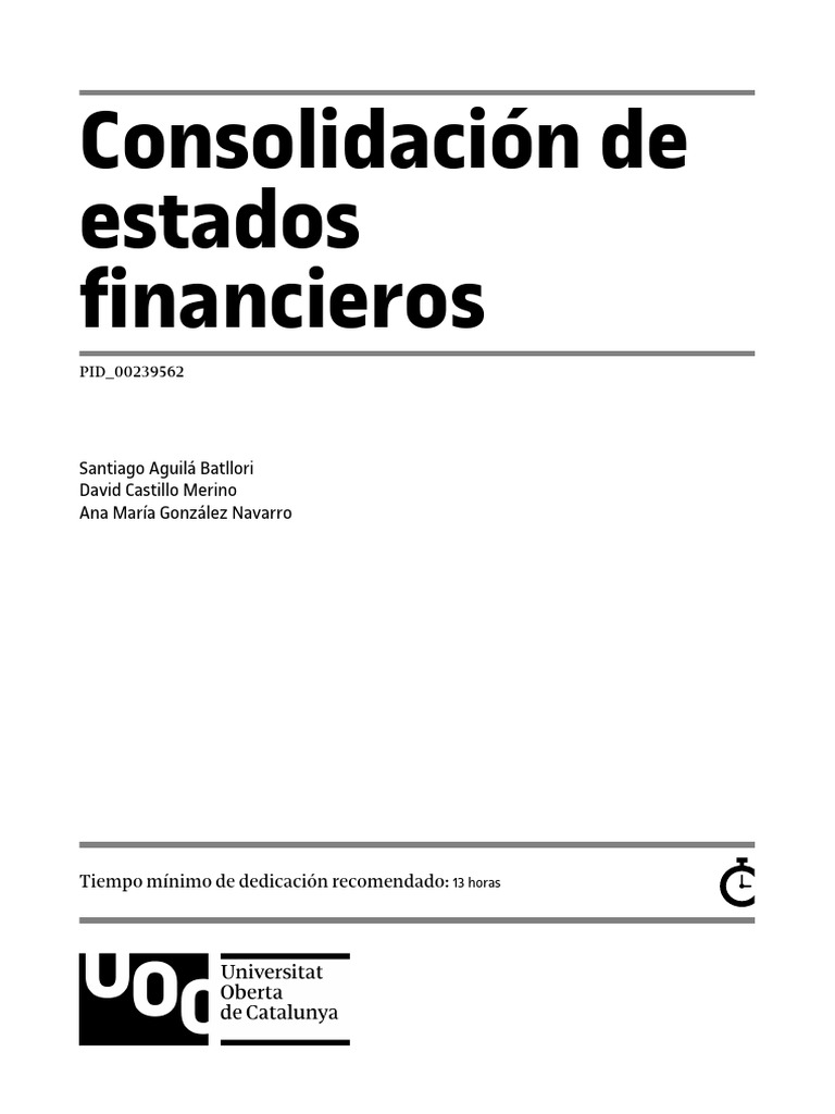 Consolidación de Estados Financieros_Módulo Didáctico 2_Consolidación