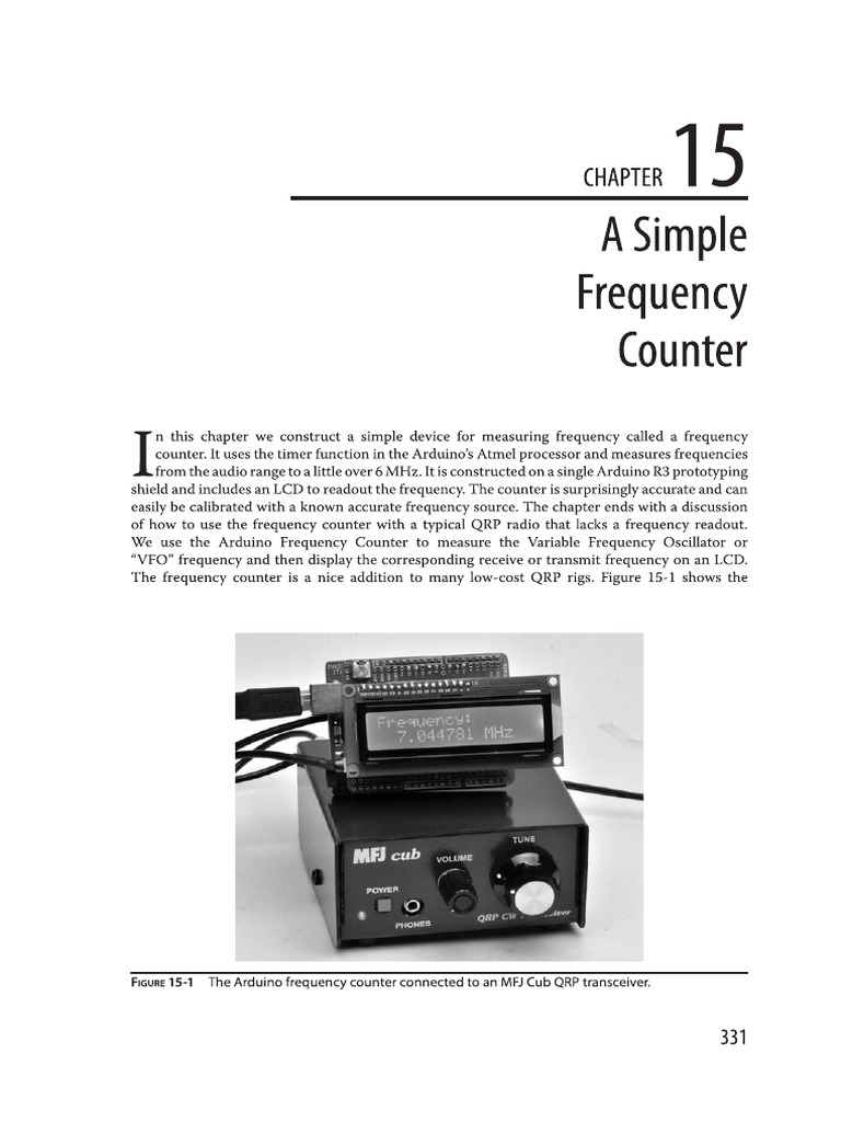 A SIMPLE FREQUENCY COUNTER Circuit Diagram