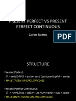 Present Perfect Vs Present Perfect Continuous