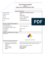 Hoja de Seguridad POLISULFURO DE AMONIO