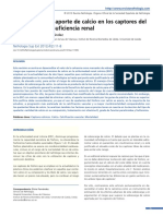 Importancia Del Aporte de Calcio en Los Captores Del Fósforo en La Insuficiencia Renal