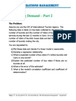 Assignment 4 - Forecasting Demand-Part 2