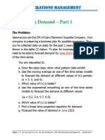 Assignment 3 - Forecasting Demand-Part 1-Updated
