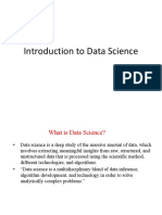 Introduction To Data Science