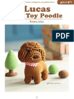 Poodle em Amigurumi