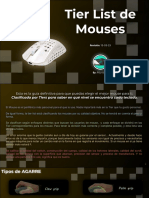P - Tier List de Mouses