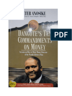 DANGOTE's TEN COMMANDMENTS ON MONEY-REVIEW