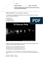 Prueba Sistema Solar