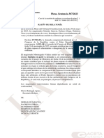 Cuestión de Confianza: Los Argumentos Del TC para Negar La Existencia de La Denegatoria Fáctica y Sus Efectos Legales