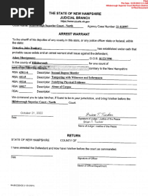 Adam Montgomery Probable Cause