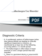 Hallucinogen N Inhal Use Disorder