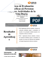 Tecnicas de Evaluacion Personas Mayores