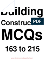 Building Construction MCQs 163 To 215