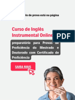 Provas de Proficiencia Ingles IFFluminense