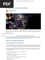 SQL Server Security Best Practices - Database Management - Blogs - Quest Community