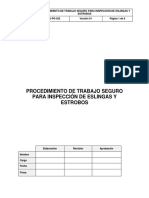 SGS-PT-022 Procedimiento de Trabajo Seguro para Inspección de Eslingas y Estrobos