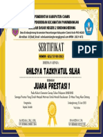 Salinan Dari Navy Yellow Simple Elegant Sertifikat Partisipasi Certificate Landscape - 2