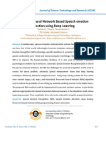 10 - Recurrent Neural Network Based Speech Emotion