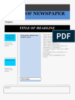 Newspaper Template 3