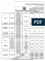 Programação Esportiva 2023